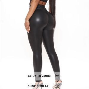 Like What You See Faux Leather Legging NWOT
